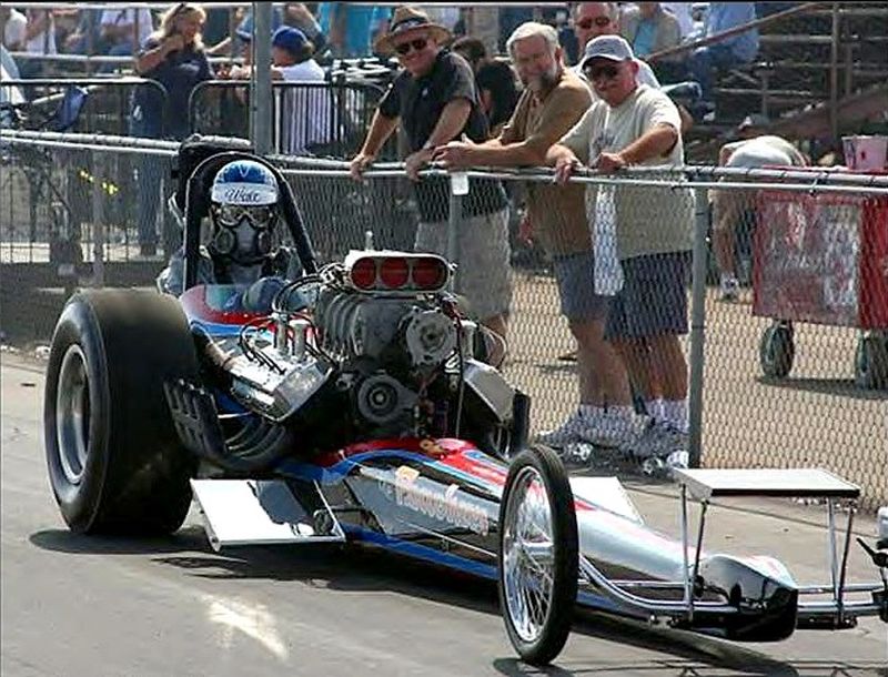 Hot Rod Reuion 2009, pulling down for a run